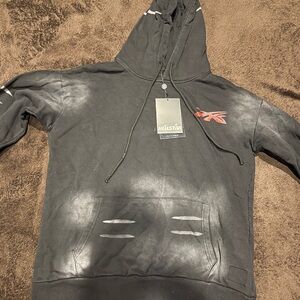 HELLSTAR red and black men’s hoodie